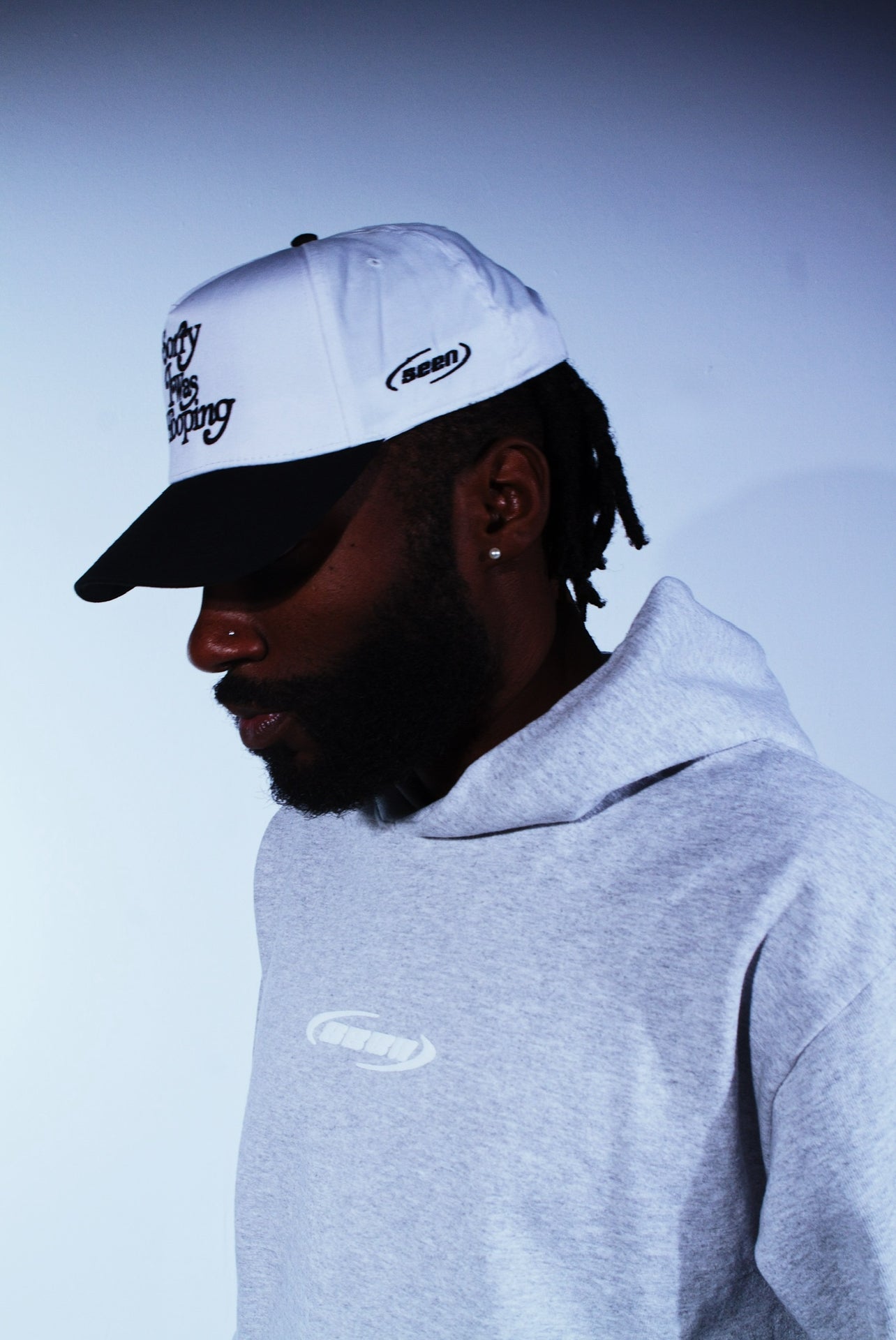 Sorry I Was Hooping Hoodie (Puff Print)