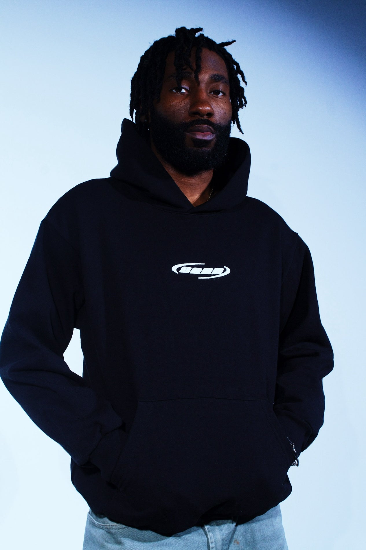 Sorry I Was Hooping Hoodie (Puff Print)