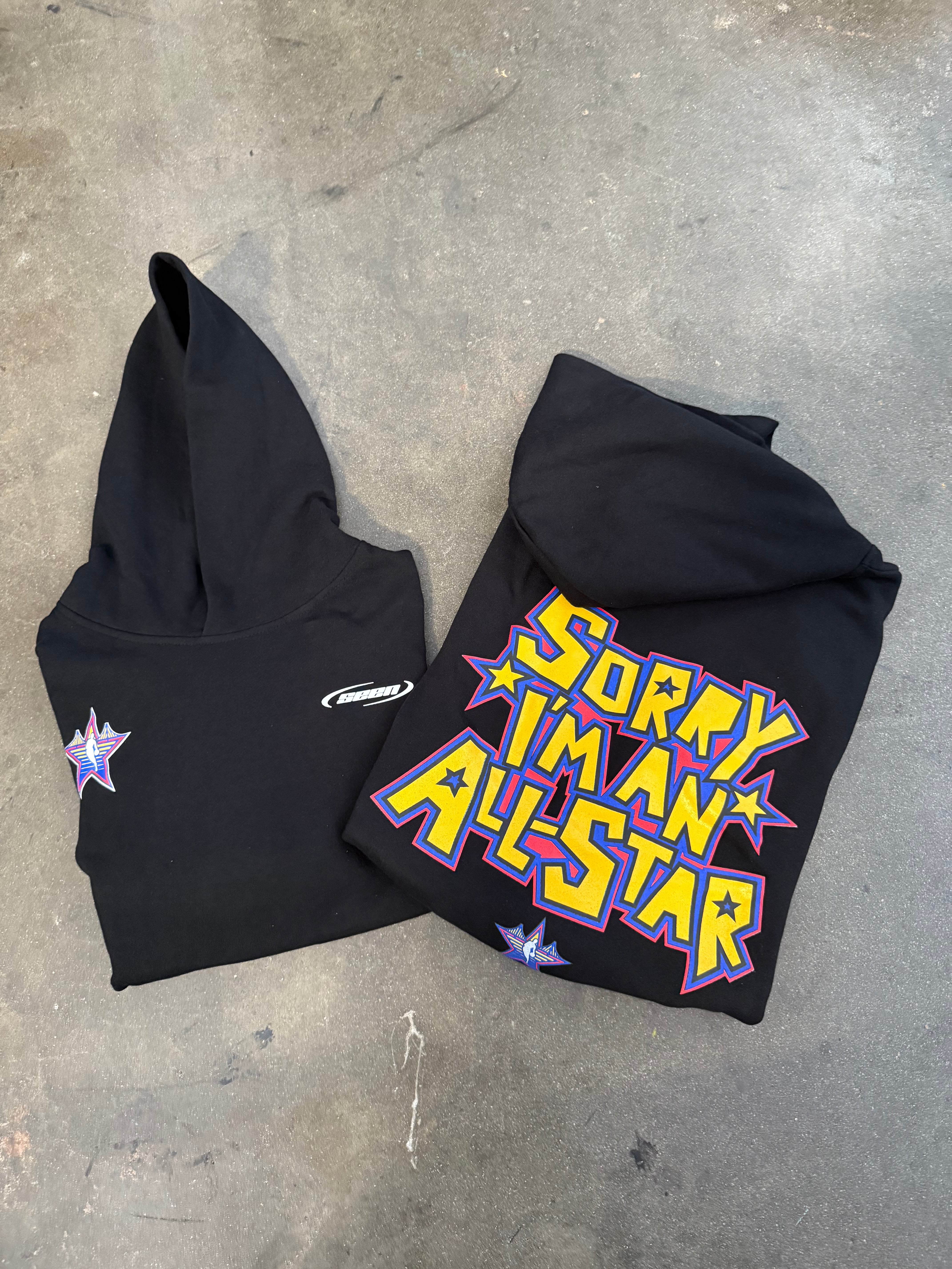 NBA ALL STAR x SEEN "Sorry I'm An All Star" Hoodie