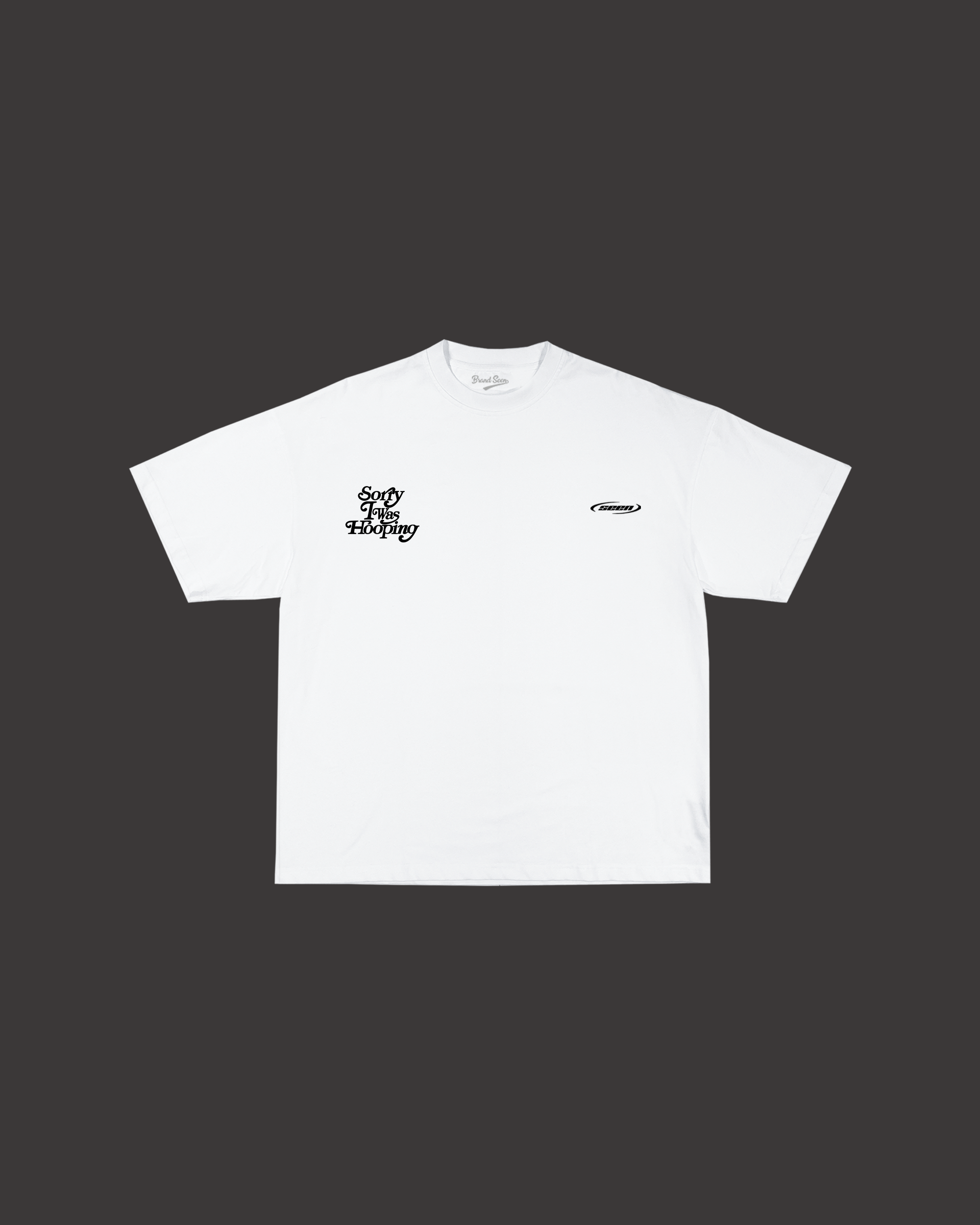 Sorry I Was Hooping Tee (Puff Print)