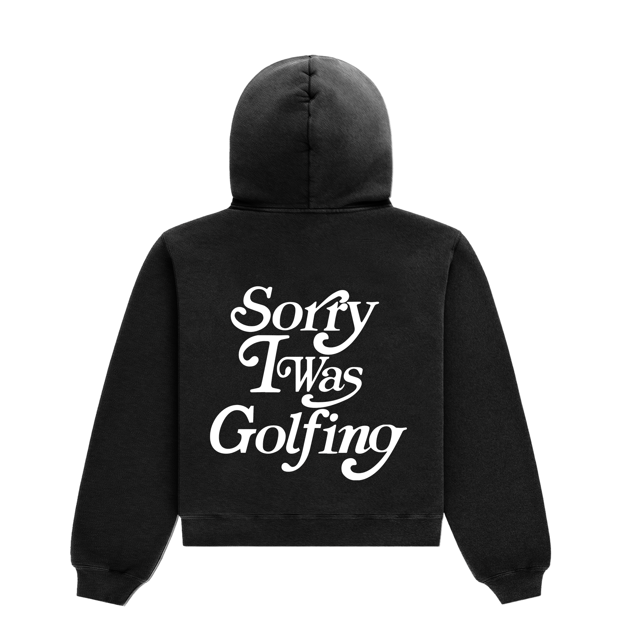 Sorry I Was Golfing Hoodie (Puff Print)