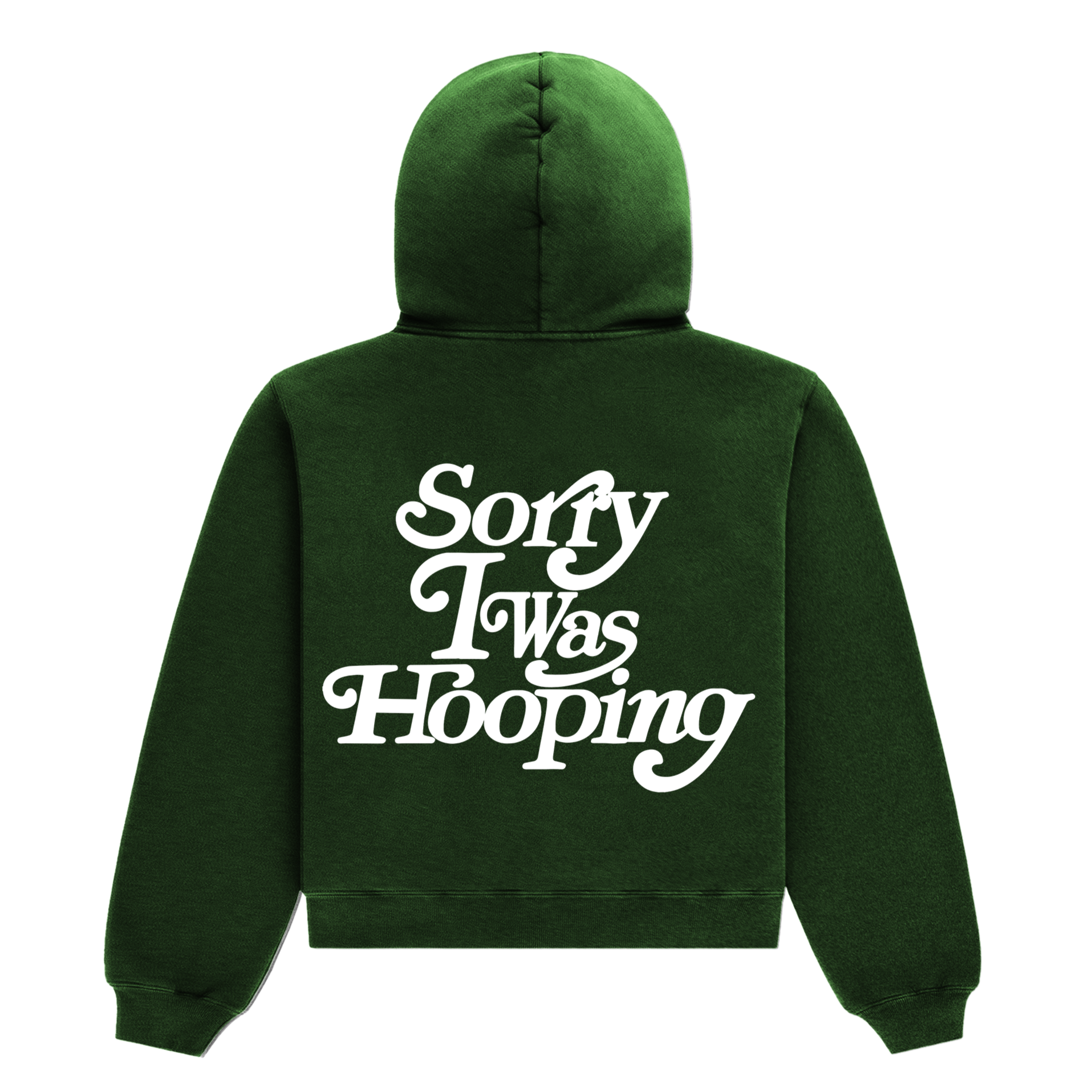 Sorry I Was Hooping Hoodie (Puff Print)