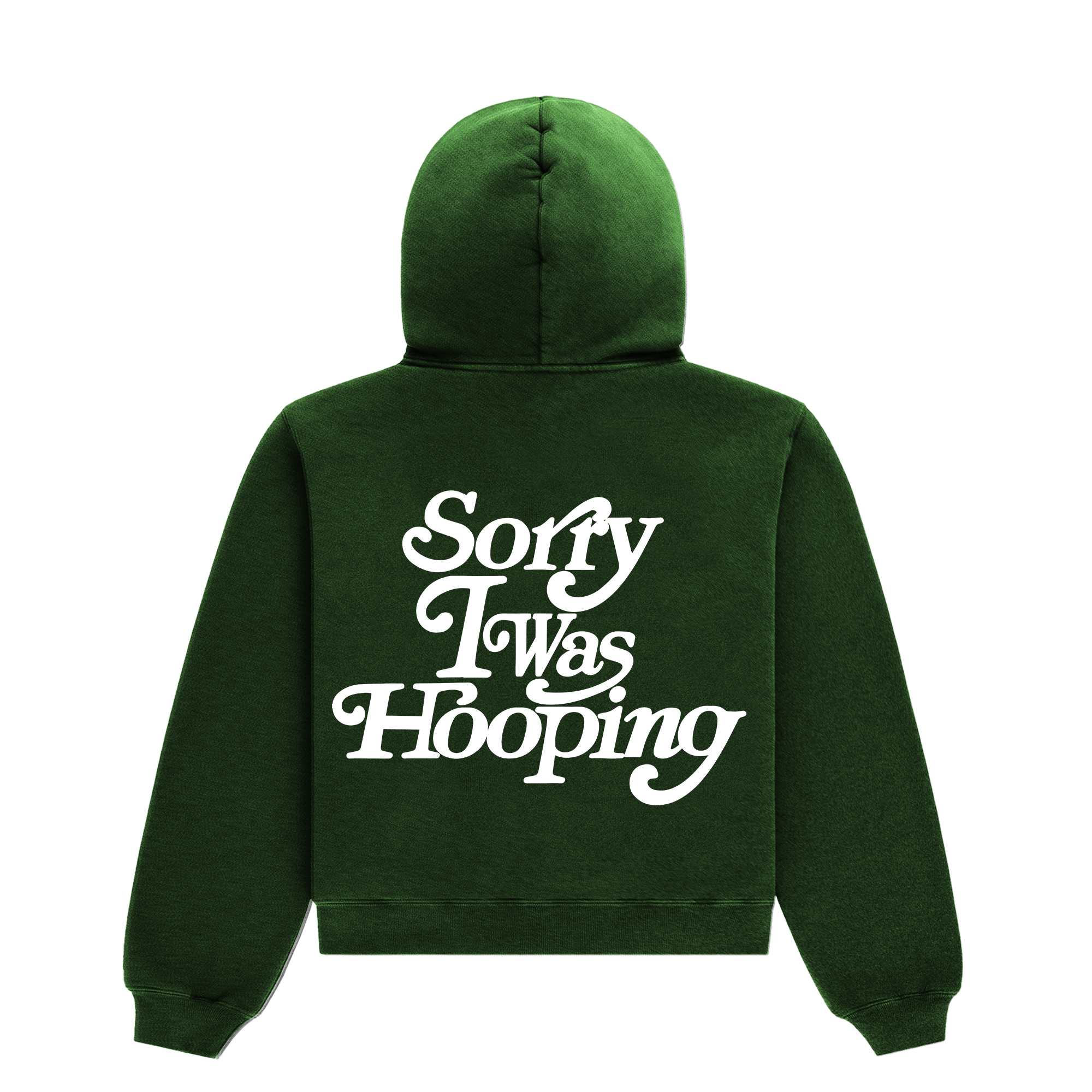 Sorry I Was Hooping Hoodie (Puff Print)