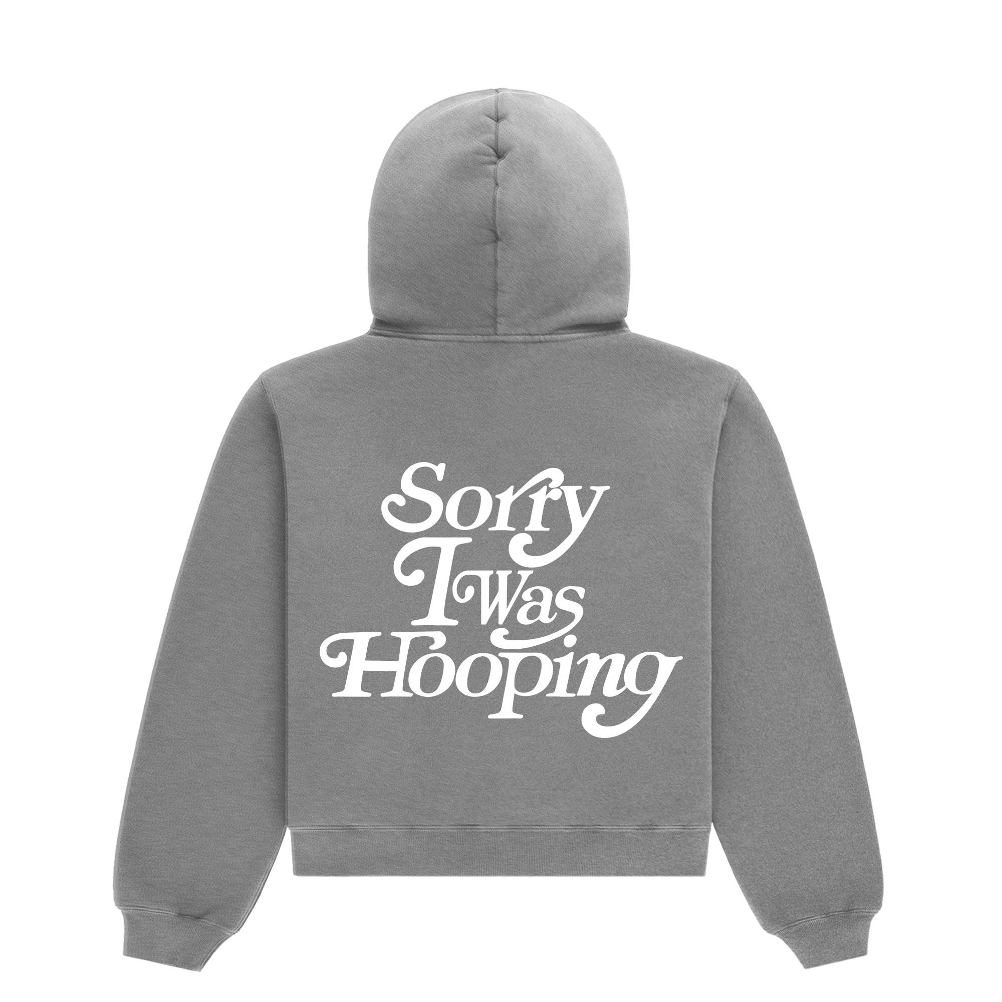 Sorry I Was Hooping Hoodie (Puff Print)