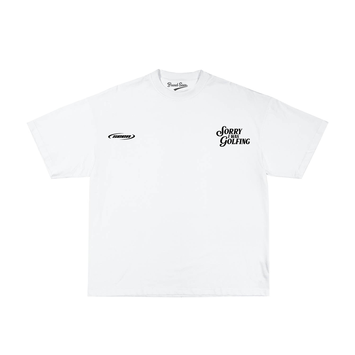 Sorry I Was Golfing Tee (Puff Print)