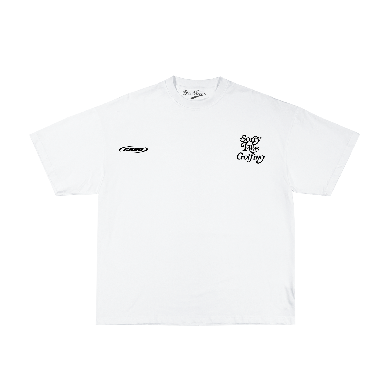 Sorry I Was Golfing Tee (Puff Print)