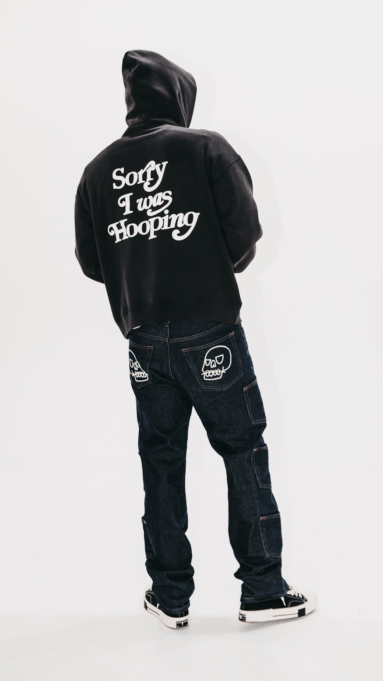 Sorry I Was Hooping Hoodie (Puff Print)