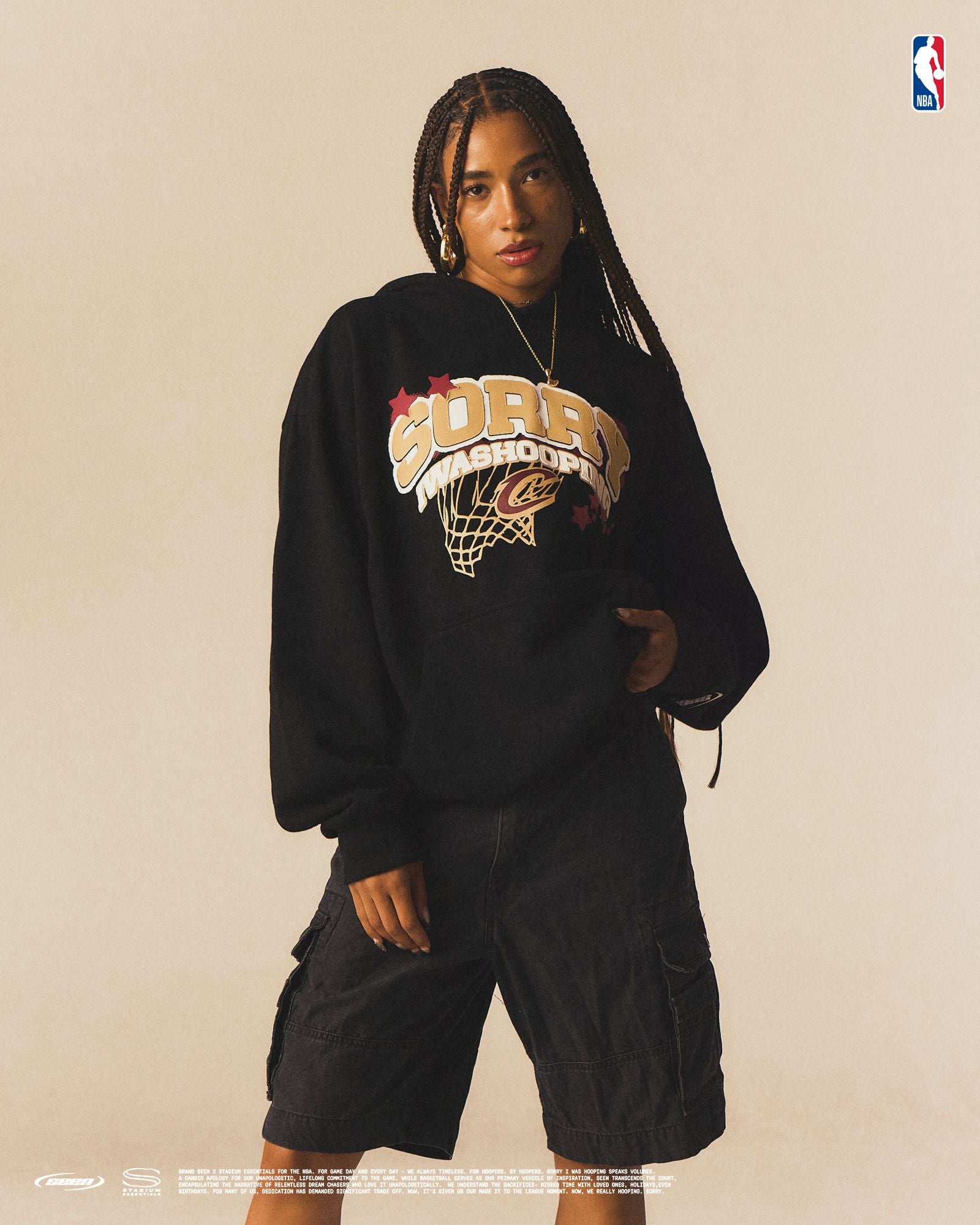 CAVS x SEEN Sorry I Was Hooping Hoodie
