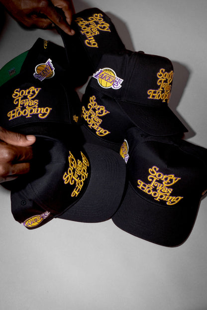 LAKERS x SEEN (Black) Sorry I Was Hooping Hat
