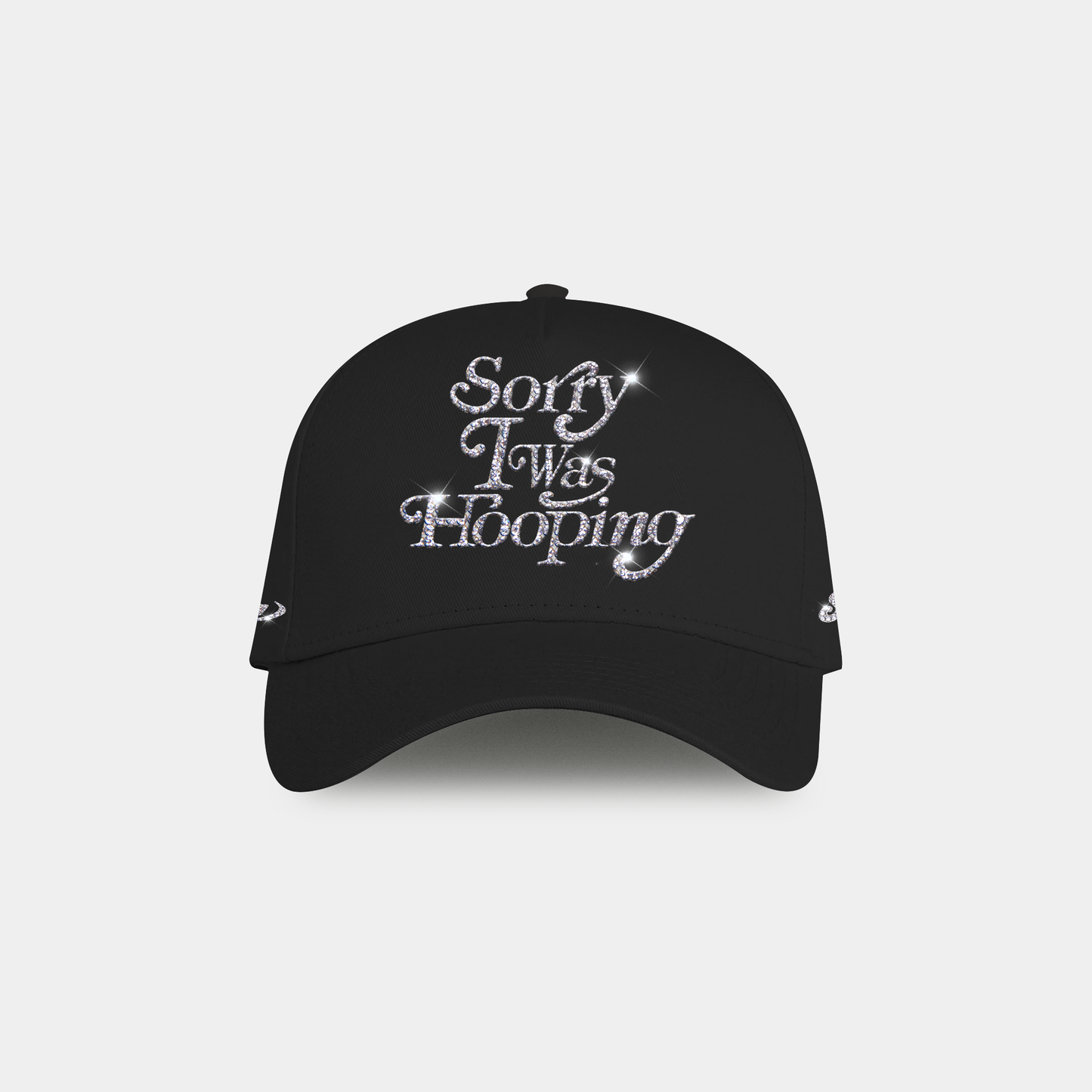 SORRY I WAS HOOPING HAT (Rhinestones)