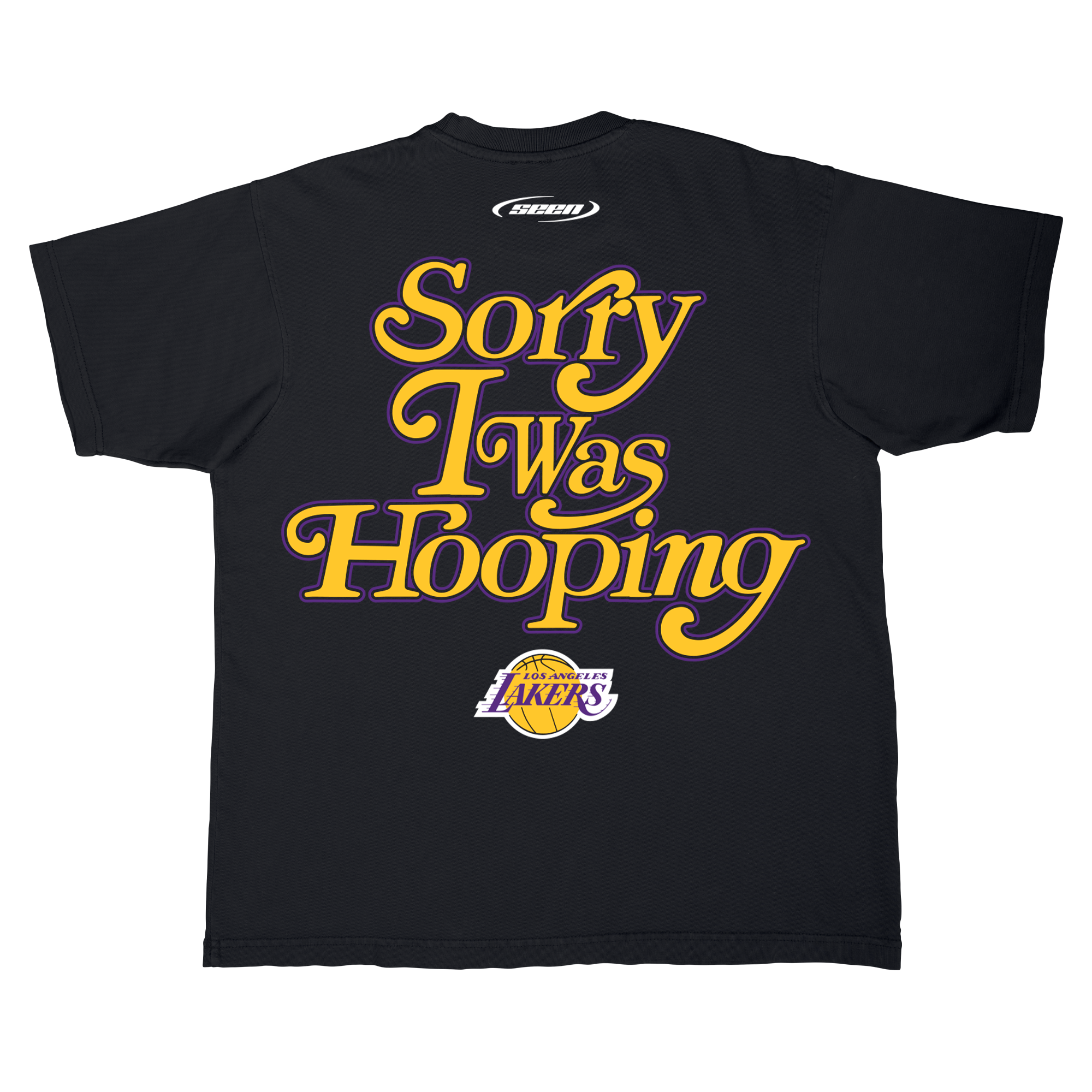 LAKERS X SEEN Sorry I Was Hooping T-Shirt