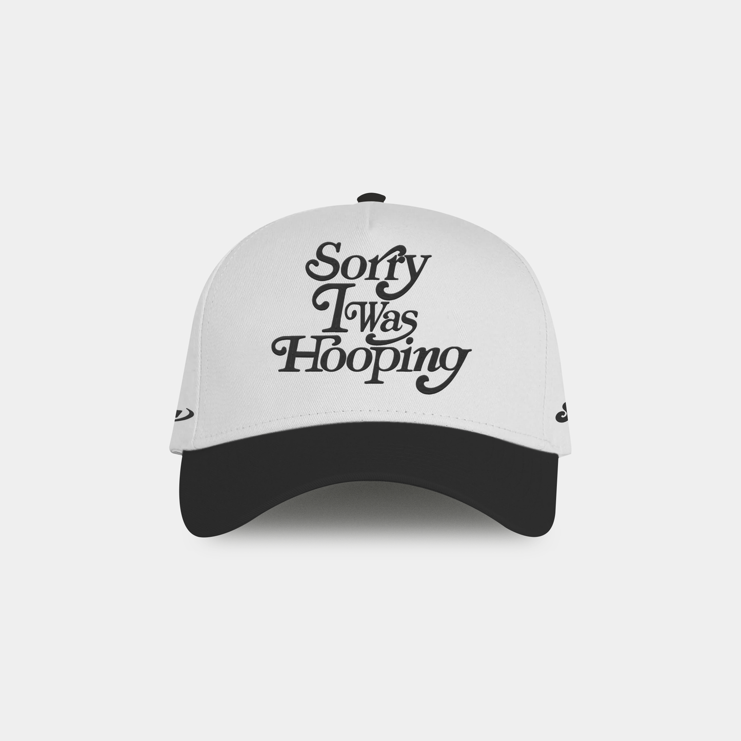 SORRY I WAS HOOPING HAT (BLACK & WHITE)