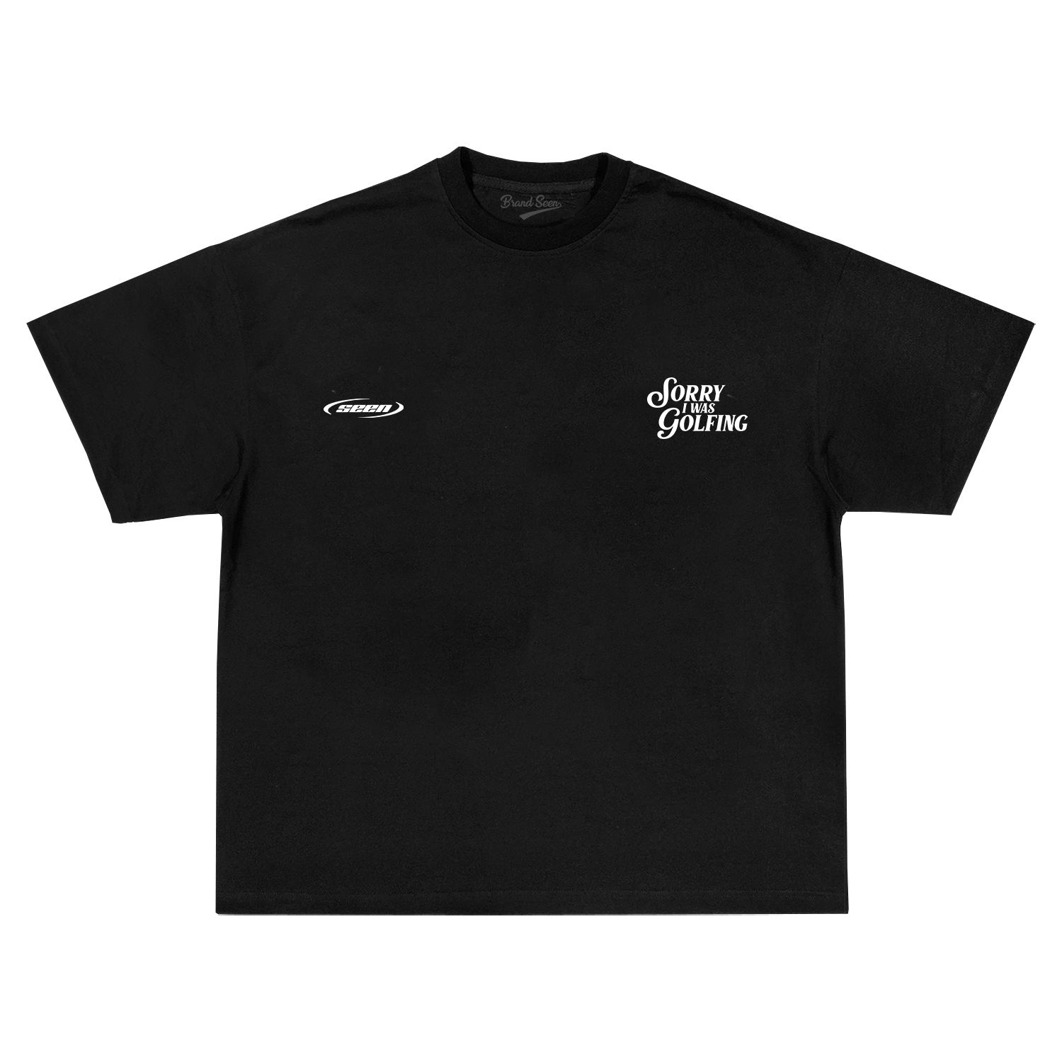 Sorry I Was Golfing Tee (Puff Print)