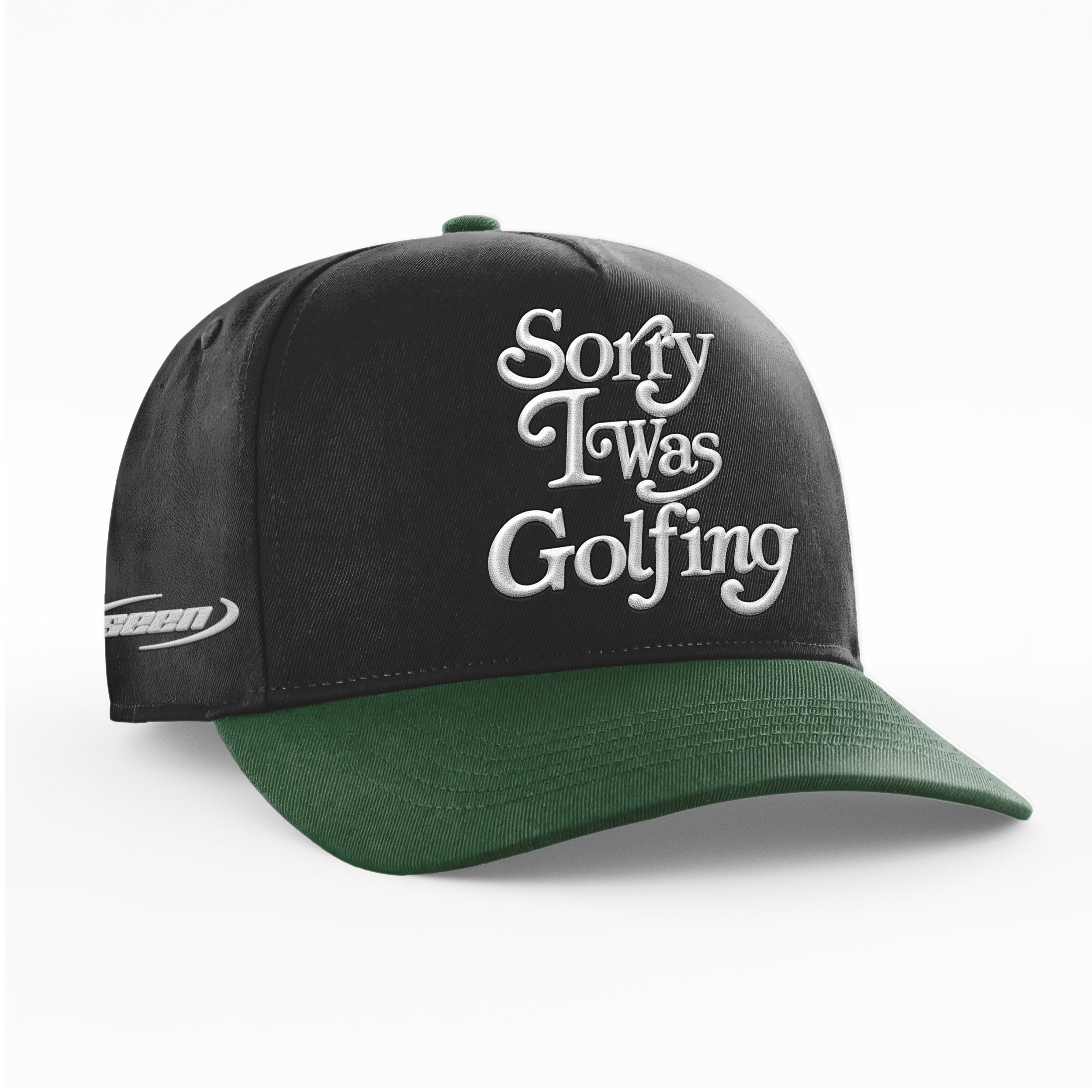SORRY I WAS GOLFING HAT - 'BLACK PINE'