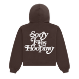 Sorry I Was Hooping Hoodie (Puff Print)