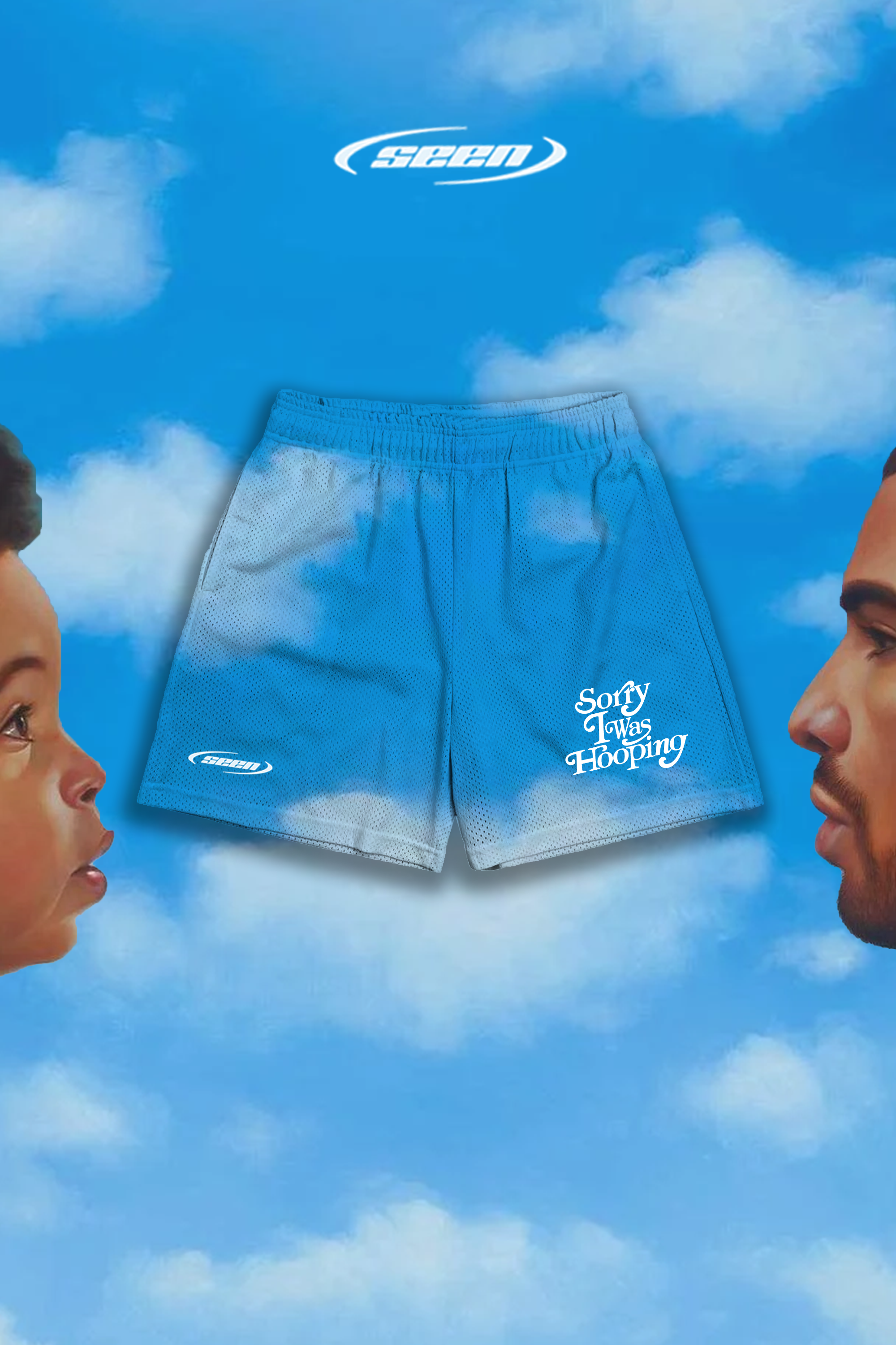 Sorry I Was Hooping Shorts