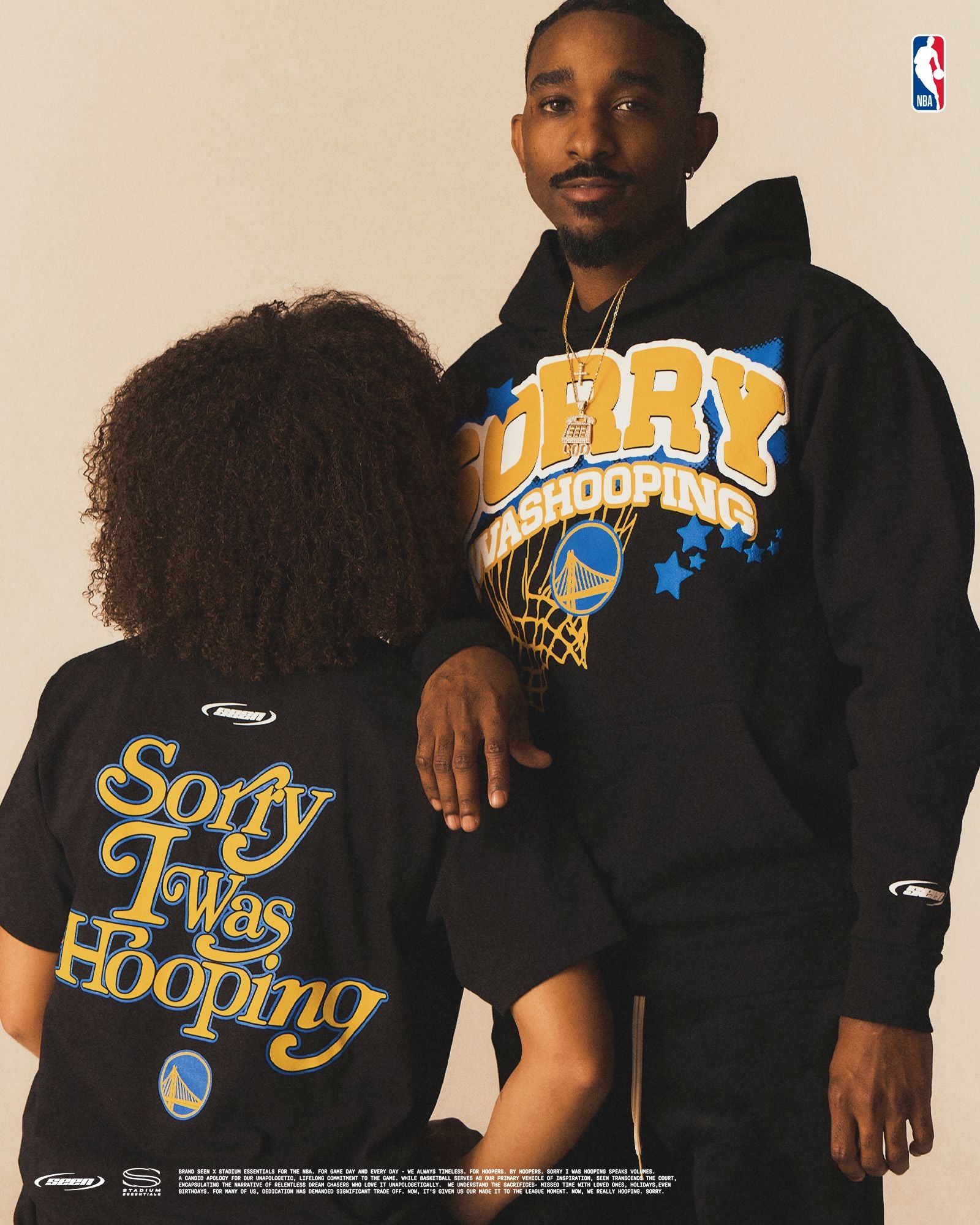 WARRIORS x SEEN Sorry I Was Hooping T-Shirt