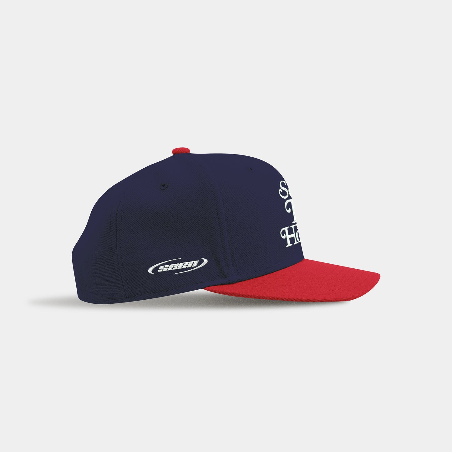 Sorry I Was Hooping Hat (Navy & Red)