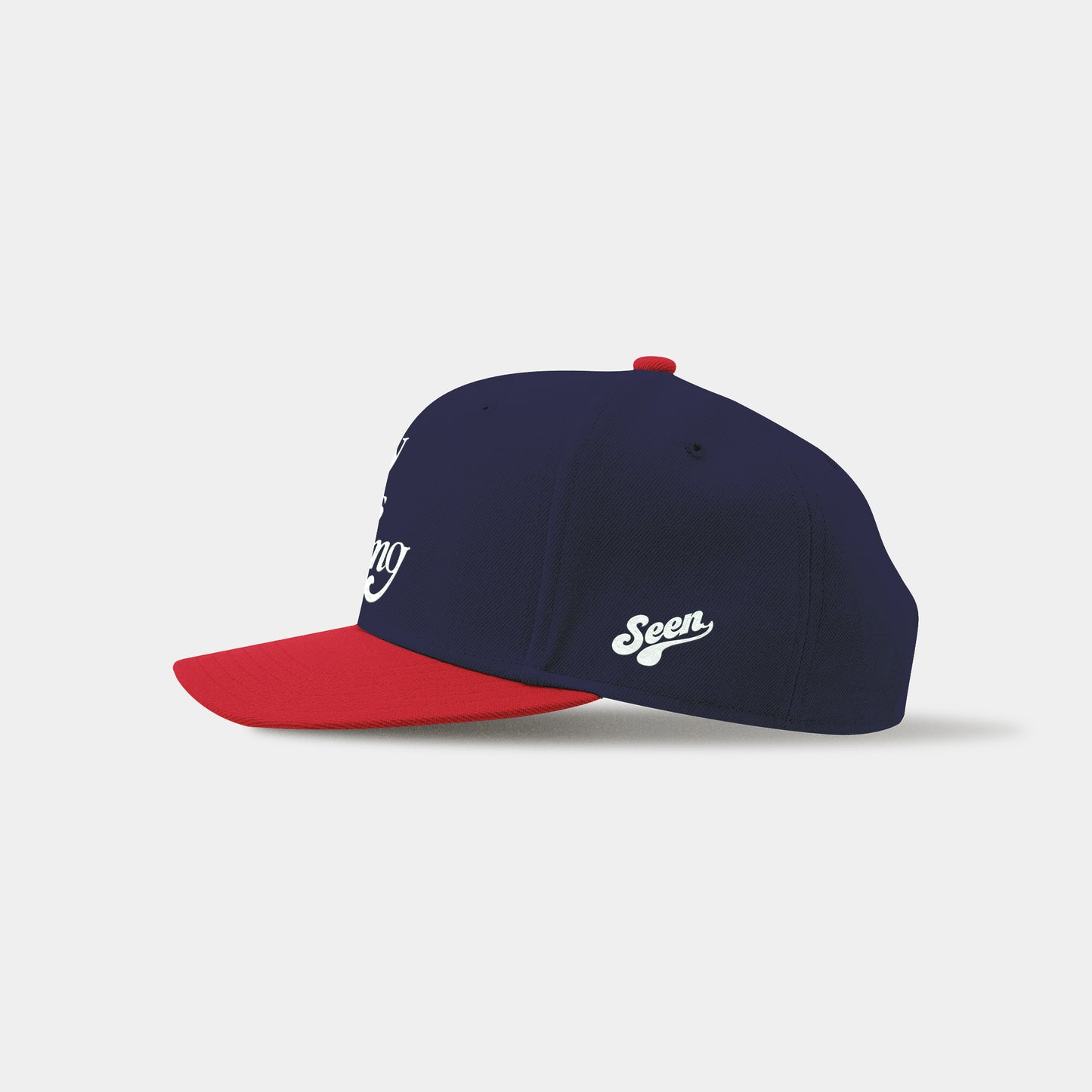 Sorry I Was Hooping Hat (Navy & Red)