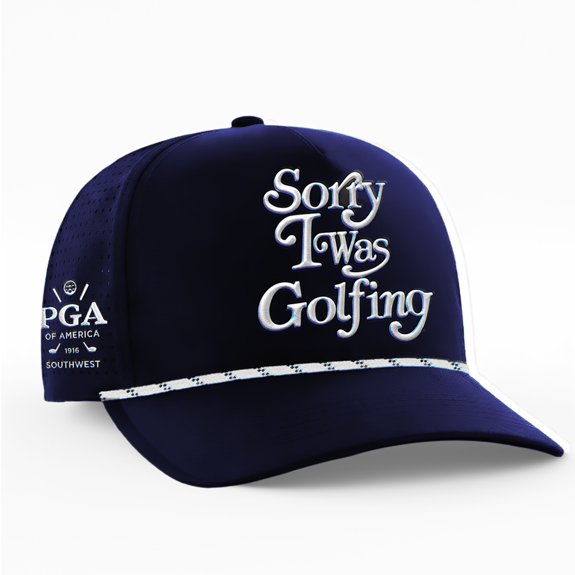 PGA SW - SORRY I WAS GOLFING PREFORMANCE HAT  - 'NAVY'
