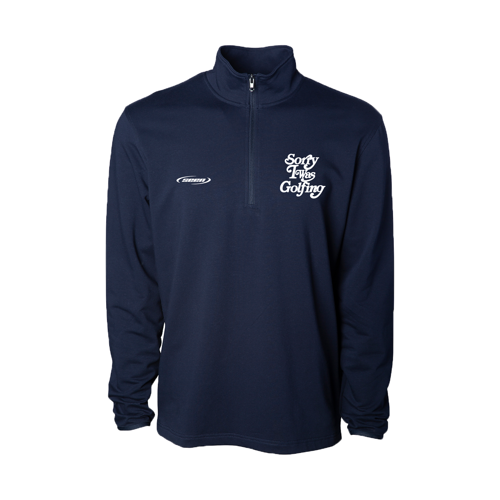Sorry I Was Golfing Quarterzip ‘NAVY’
