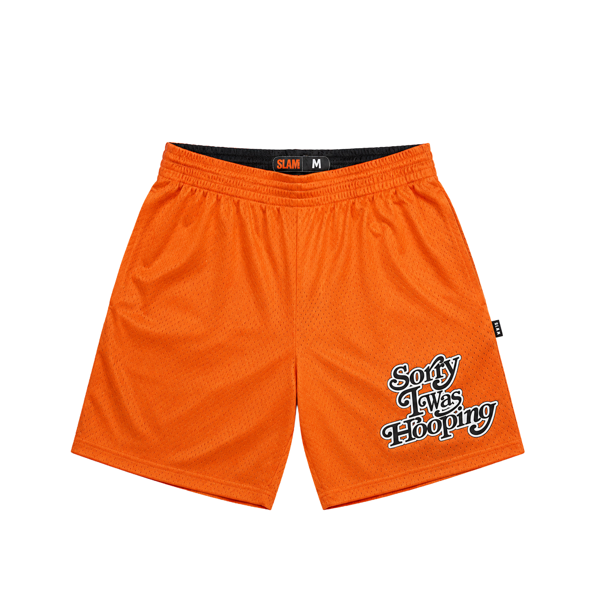 SLAM x SEEN Sorry I Was Hooping Shorts (ORANGE)