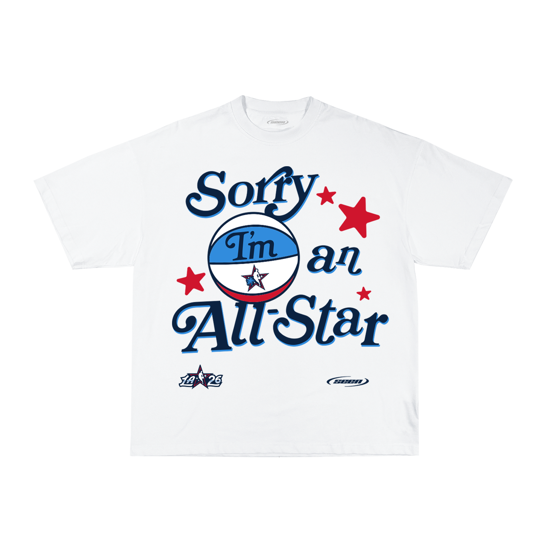 SEEN x NBA ALL STAR  "Sorry I'm An All Star" Shirt