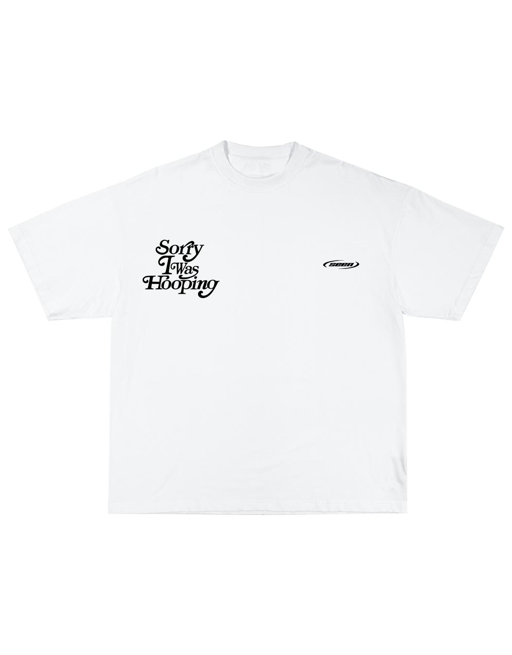 Sorry I Was Hooping Tee (Puff Print)