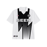 SEEN x C&S Soccer Jersey- White Short Sleeve